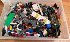 LEGO 13 LBS X Bulk USED LOT of Bricks Small Plates Parts Pieces NO MINIFIGURES
