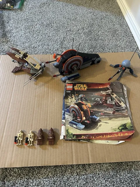LEGO Star Wars 7258 Wookiee Attack Set 100% Complete w/ Instructions No Box
