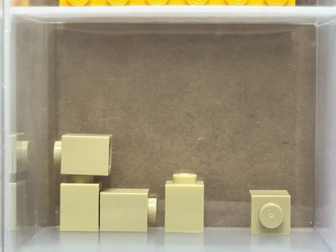 LEGO Parts - Tan Brick 1 x 1 - No 3005 - QTY 5