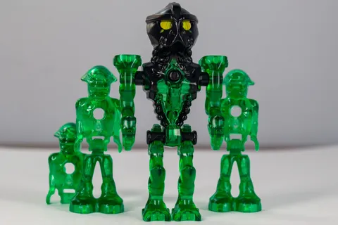 LEGO Mars Mission Alien mm001 Commander mm010 Minifigure Lot of 4