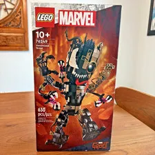 LEGO Marvel Venomized Groot Sealed but DAMAGED BOX 76429