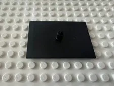 LEGO Train Bogie Plate (Tile, Modified 6 x 4 with 7mm Pin) 4092