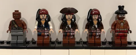 Lot of 5 LEGO Pirates of The Caribbean Minifigures | DM For Specific Info