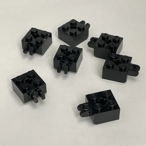 Lego 40902 Black Replacement Parts Pieces Lot of 7