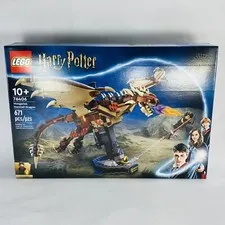 New! Lego Harry Potter 76406 Hungarian Horntail Dragon Set Golden Egg