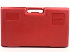 Vintage LEGO Storage Case 80's Carrying Case Box Bin Large Red USA Made
