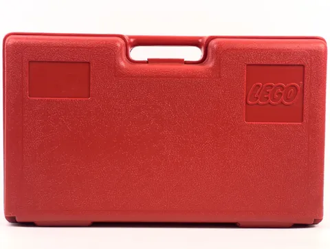 Vintage LEGO Storage Case 80's Carrying Case Box Bin Large Red USA Made