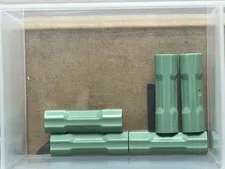 LEGO Parts - Sand Green Technic, Axle Connector 3L - No 26287 - QTY 5