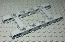 Lego Technic Perforated Beam 5x11 New Grey