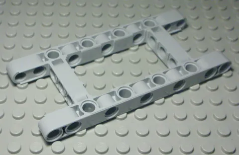 Lego Technic Perforated Beam 5x11 New Grey