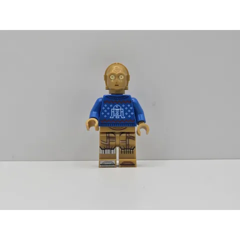 LEGO Star Wars C-3PO Minifigure sw1238 Holiday Sweater Christmas New