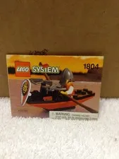 LEGO 1804 crosbow boat  Instructions Book Manual Only