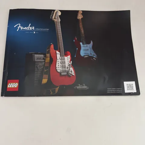 Instruction Manual Only LEGO Fender Stratocaster LEGO Ideas #21329 Fender Guitar
