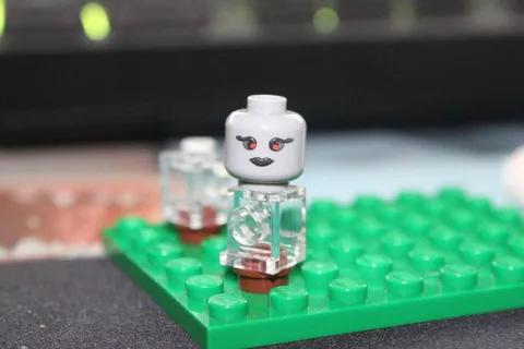 Lego Custom Zombie Emo Mini Fig Head