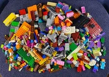 ABOUT FOUR POUNDS OF LEGOS PRE OWNED MIXED LOT SOME SPECIALTY PIECES