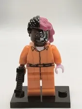 DC Superheroes Two-Face (Prison Jumpsuit) Custom Lego Minifigure Batman 70912
