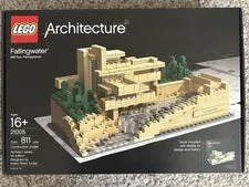 LEGO Frank Lloyd Wright Fallingwater, PA Architecture SEALED