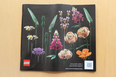 Manual ONLY Original BOOK LEGO Botanicals 10280 Flower Bouquet NO BRICKS OR PART