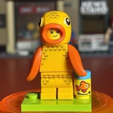 LEGO 71051 Minifigure Animal Series 28 Goldfish Suit CMF, New.