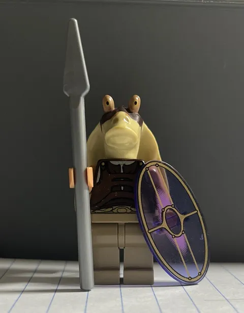 LEGO Star Wars Gungan Soldier W/ Spear And Energy Shield