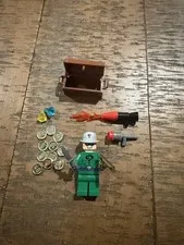 LEGO  DC Batman - SH008 The Riddler Bowler Hat Minifigure w/Accessories
