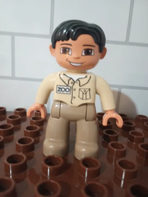 Lego Duplo Male Zookeeper Figure Fig