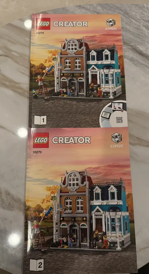 ⭐LEGO INSTRUCTIONS ONLY⭐ Creator Expert BOOKSHOP 10270 Manuals Only NO PARTS NEW