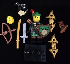 LEGO Series 29 Ronin Lloyd Minifigure With Forestmen Castle Accessories col29-11