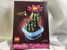 LEGO Botanicals Flowering Cactus Building Toy - Crafting Kit 11509