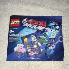 LEGO The LEGO Movie Polybag Keychain Set 5002041 53 pcs Emmet Vitruvius