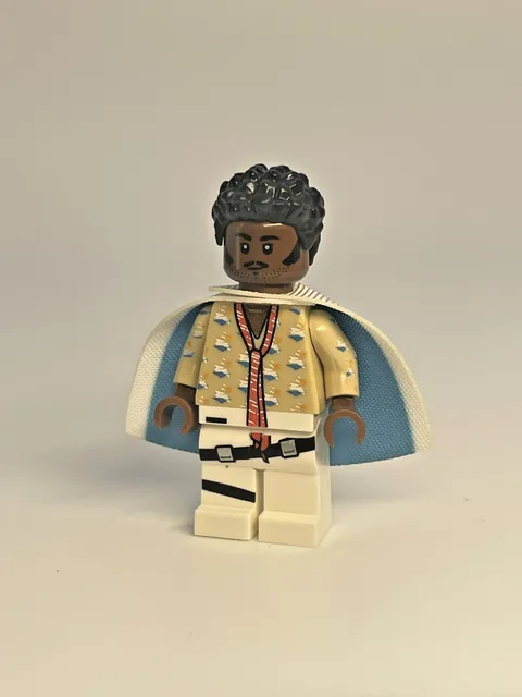 LEGO Orbital Minifigs - Star Wars Kessel Run Lando - Pad Printed Custom - Tan