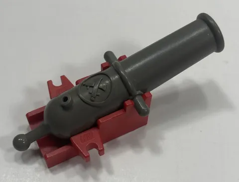 Vintage Lego Pirate #6273 Cannon Gray & Red Brick Part Lot Imperial Guards #6285