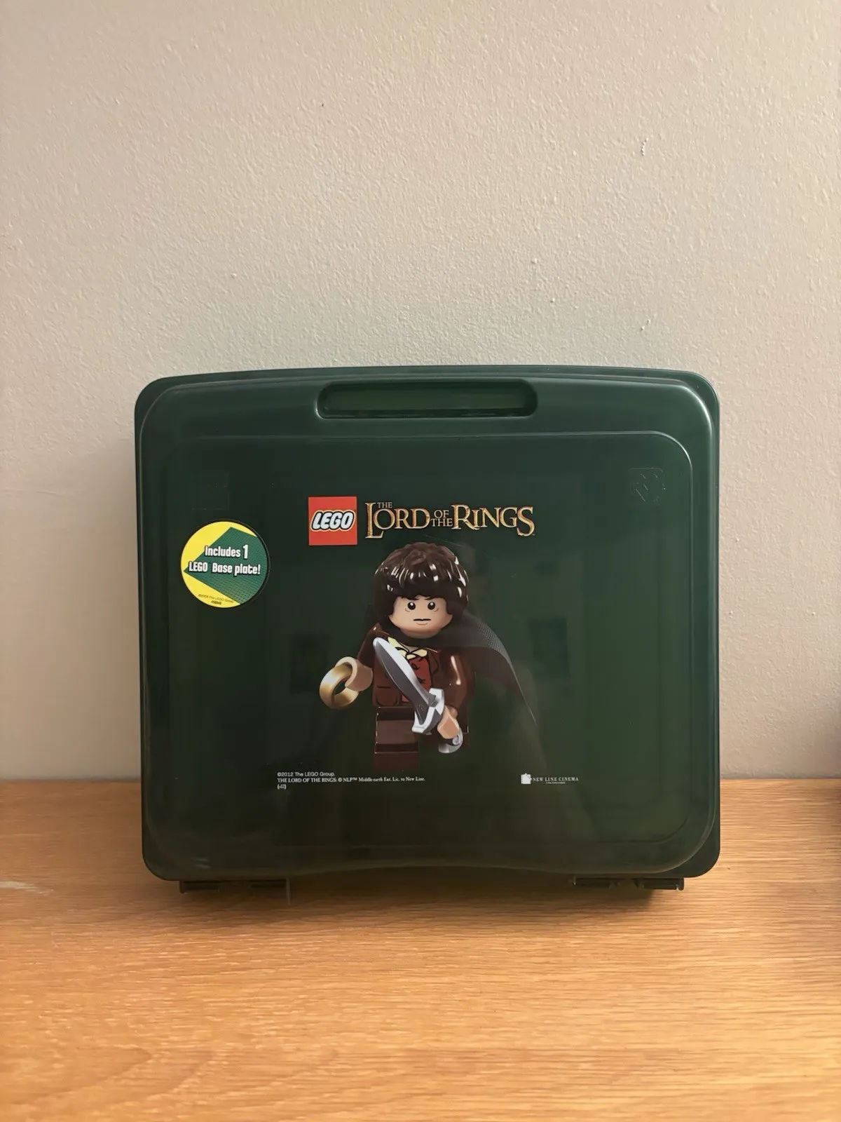 LEGO Lord of The Rings Portable Carrying Case 499391 2012 Translucent Green