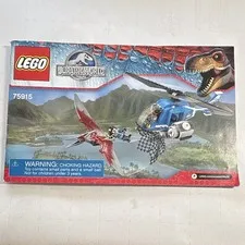 LEGO Jurassic World 75915 COMPLETE  Pteranodon Capture w Manual Minifigures
