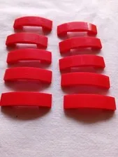 No 105 10x Lego Roof Arch 93273 Red