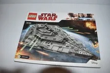 Lego Star Wars First Order Star Destroyer Instruction Manual Set 75190  (MYA17)