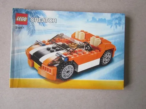 LEGO instructions instruction creator 31017 sports convertible sports convertible