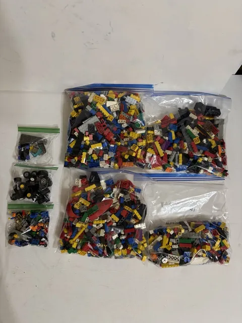 Lego Parts and Pieces Lot ~4.5 Lbs Mixed Colors Played With Condition
