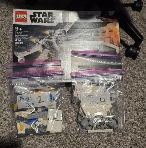 LEGO Star Wars 75301 Luke Skywalker's X-Wing Fighter 474 pcs Bulk Lot w/ Box