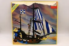 Lego 6274 Classic Pirates Caribbean Clipper BOX FRONT FLAP ONLY For Display