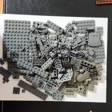 Lego Dark Grey Specialty Parts Bricks All In Pics Of Bulk Lot
