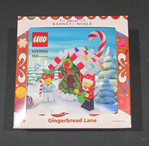 LEGO Gingerbread Lane Barnes And Noble EXCLUSIVE 6550806, BRAND NEW FACTORY SEAL