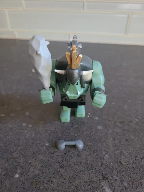 Lego Sand Green Giant Troll Armor 7038 7048 Fantasy Era Castle 