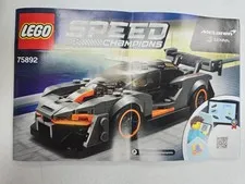 LEGO Speed Champions: McLaren Senna (75892) Instructions Only