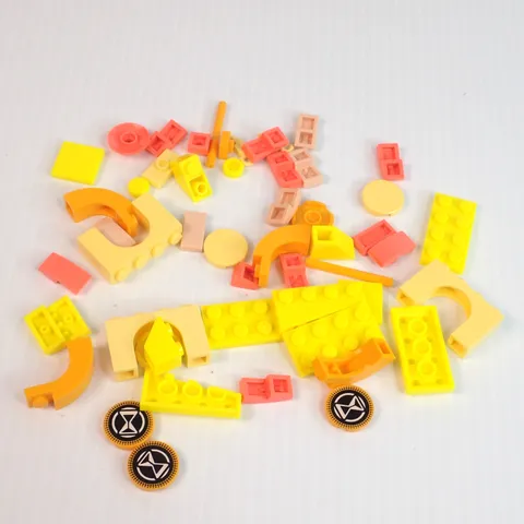 LEGO Parts - Assorted Brights and More Bulk Pieces - QTY 50 pc (1.1 oz)