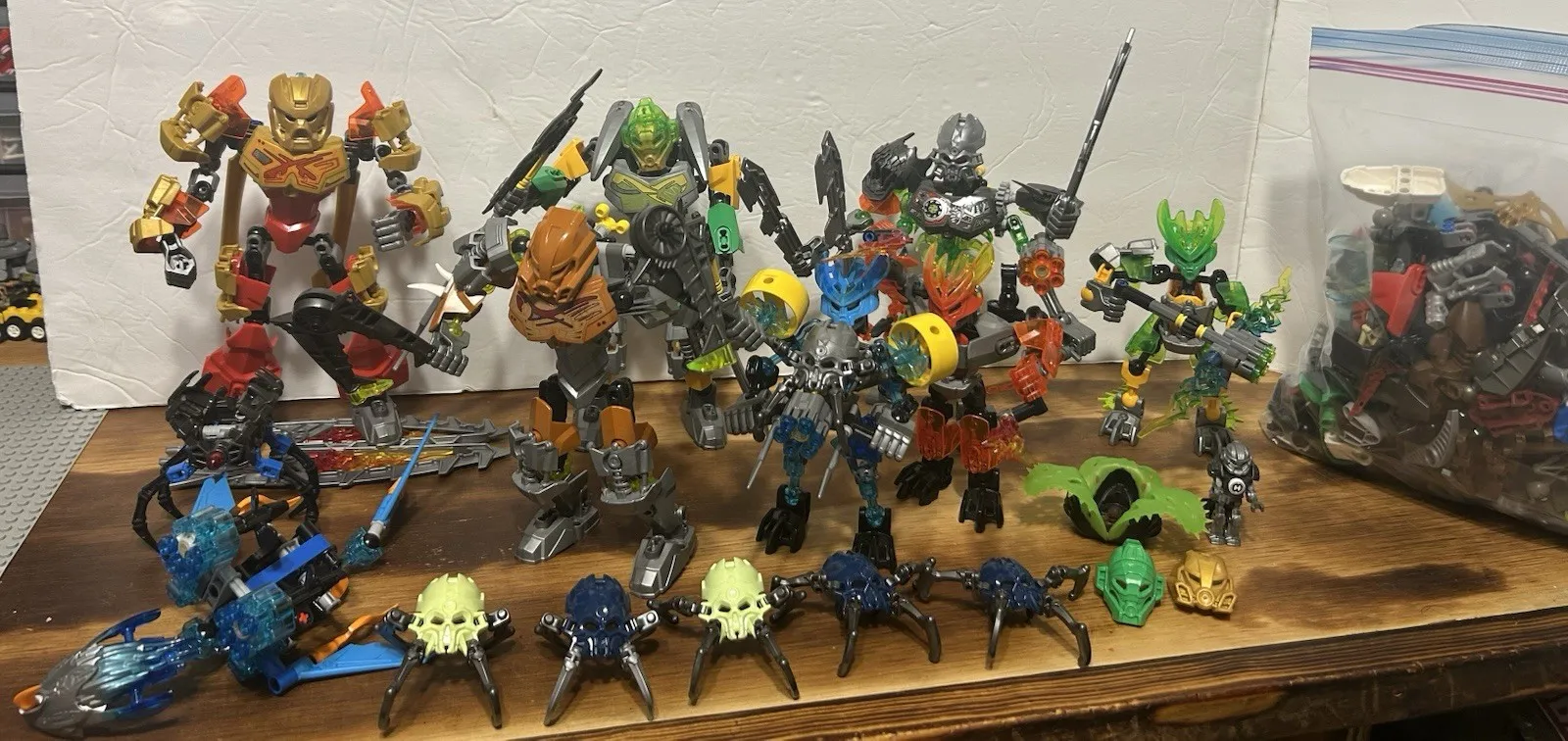 Lego Bionicle Masters Lot and Parts lot 