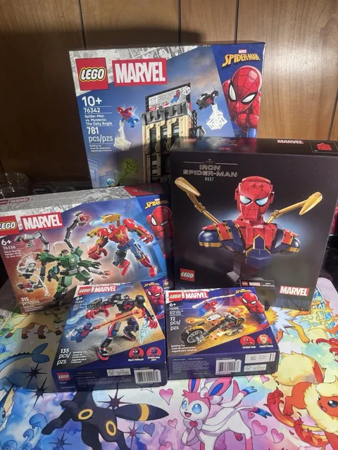 Lego Marvel Lot X5 All Brand New Sealed! Good Amount Of Mini Figs! Daily Bugle!