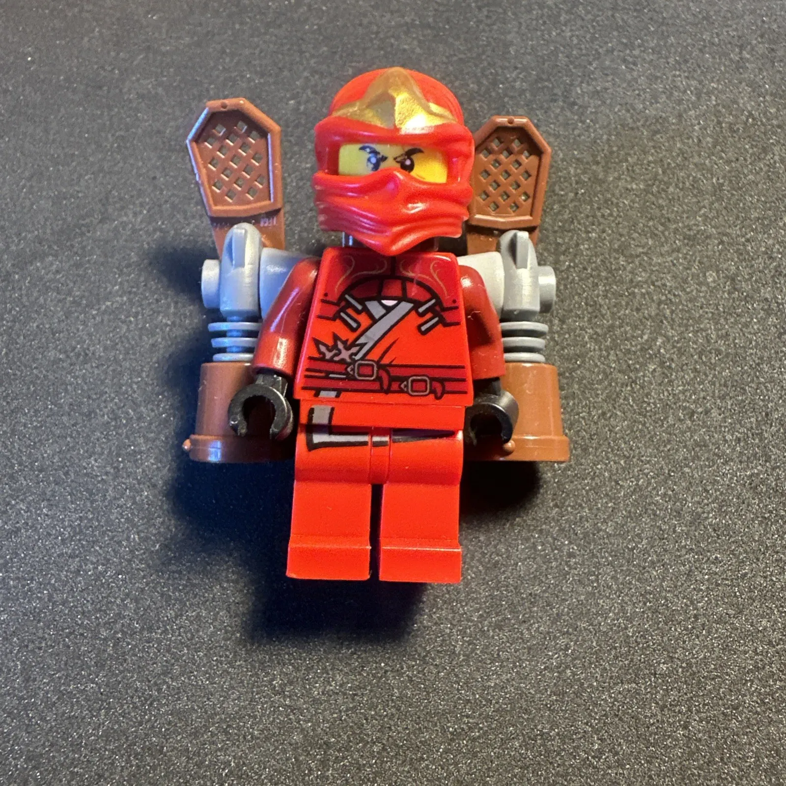 LEGO minifigure Kai ZX w Jet Pack njo0037 Ninjago Rise of Snakes 9443 red ninja