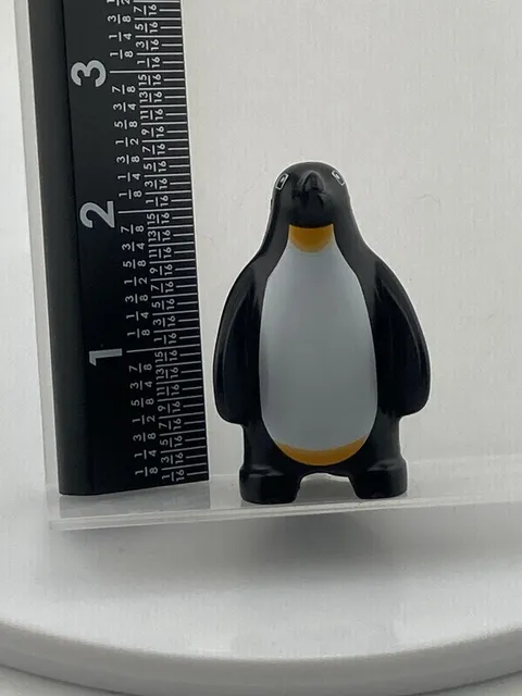 Lego Duplo Figure Emperor Penguin Black White Yellow