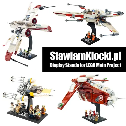 Display Stands for LEGO Sets - Star Wars - Message to Choose your Set